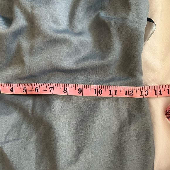 BHLDN Dylan one shoulder satin side slit gown NWT - Picture 16 of 16